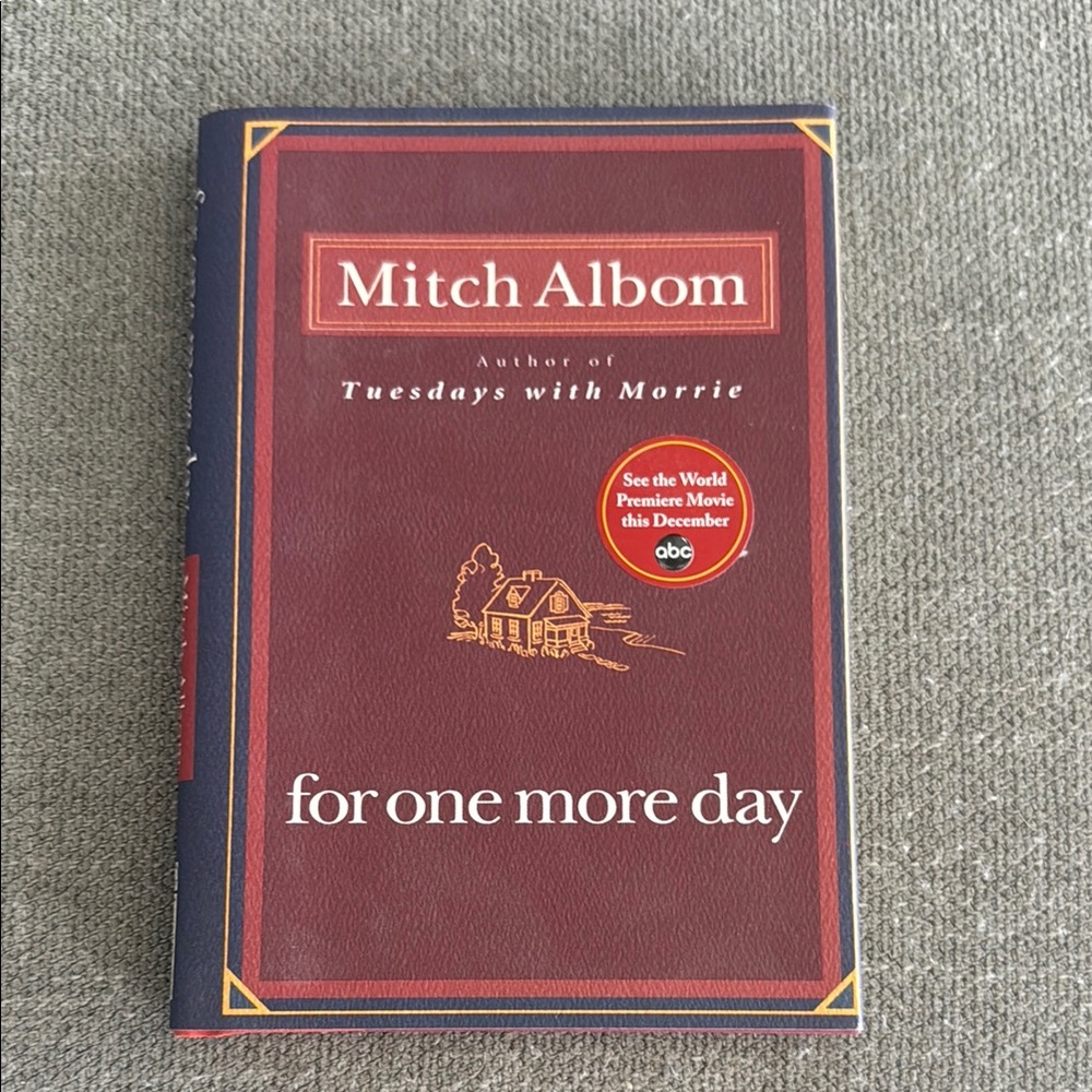 Mitch Albom 'For One More Day' Book